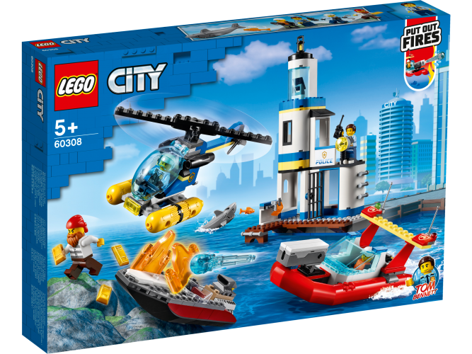 LEGO® City Polizei und Feuerwehr im Küsteneinsatz
